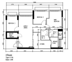 Blk 415A Waterfront I @ Northshore (Punggol), HDB 4 Rooms #539845581
